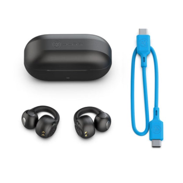 Jlab Flex Open Ear Earbuds Black | 36O6vD6nIVb