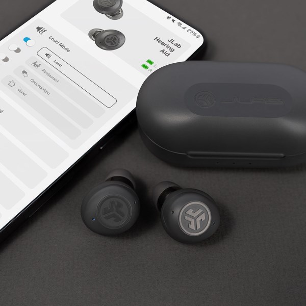 Jlab Hear OTC Hearing Health Earbuds Graphite | xUyL3deieDA