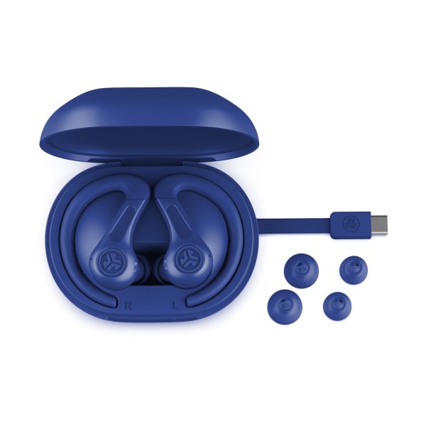 Jlab JBuds Sport ANC 4 Noise Cancelling Earbuds Cobalt | 0FoJ1XxRgtS