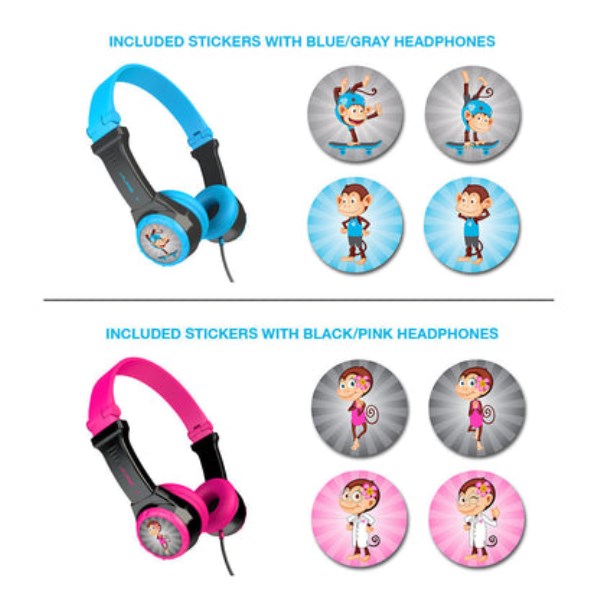 Jlab Jbuddies Folding Kids Headphones Pink | hRDAx2eY7Ko