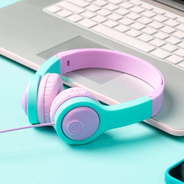 Jlab Jbuddies Folding - On-ear Wired Kids Headphones Teal | MNqLIvw6lIc