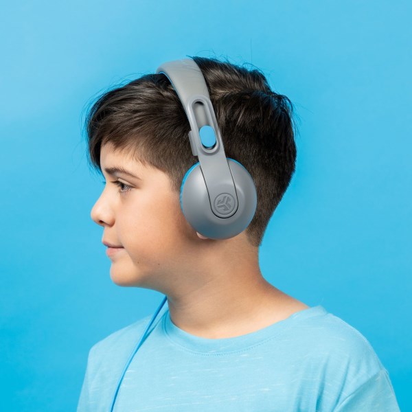 Jlab Jbuddies Studio 2 - 2 In 1 Wireless + Wired Kids Headphones Gray | jHm8EEzby3X