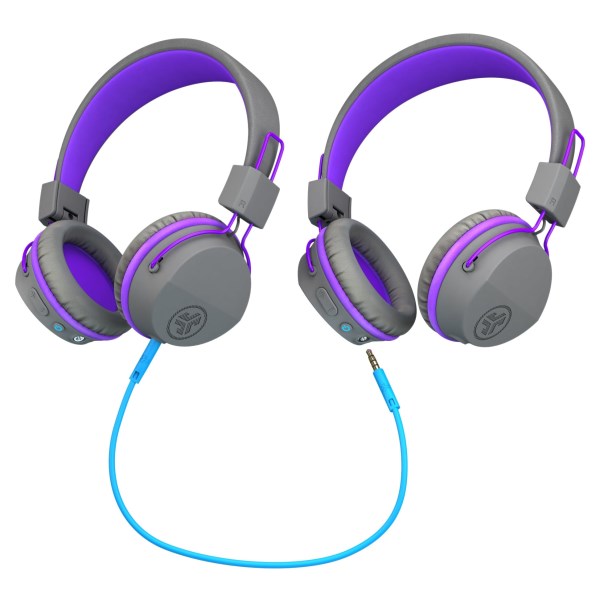 Jlab Jbuddies Studio Wireless & Wired - On-ear Kids Headphones Purple | mZrGBXvLV3m