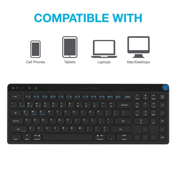 Jlab Jbuds - Wireless Keyboards Black | LB2NZlYxRnB