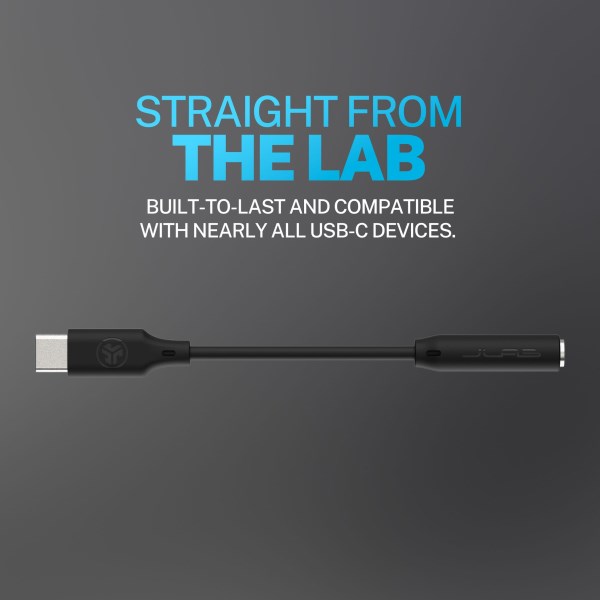 Jlab USB-C to 3.5 Adapter Accessories Black | G921H0XN3Su